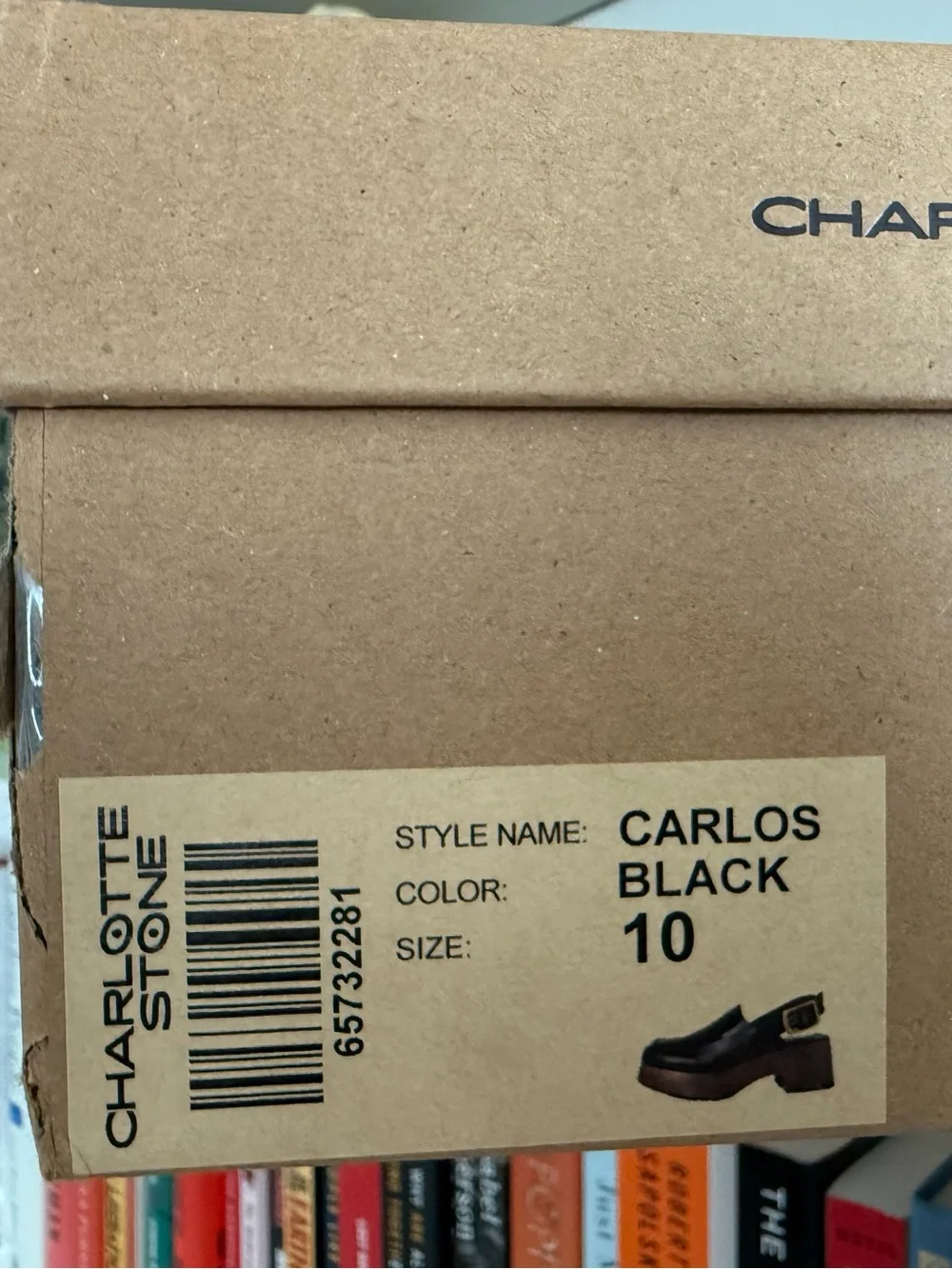 Charlotte Stone “Carlos” Slingback Platform Clogs - Black